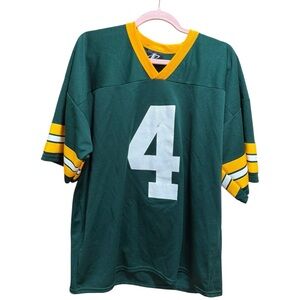 Vintage Men’s XL Logo Athletic Green Bag Packers Brett Favre #4 1990’s Jersey